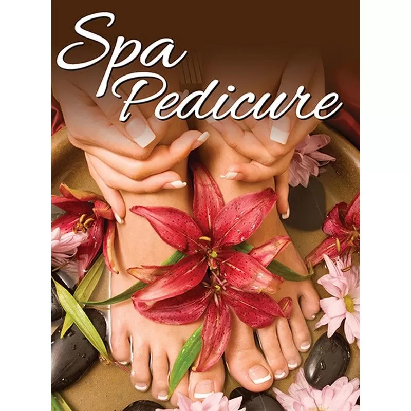 Holographic Window Decal-Spa Pedicure-H-3