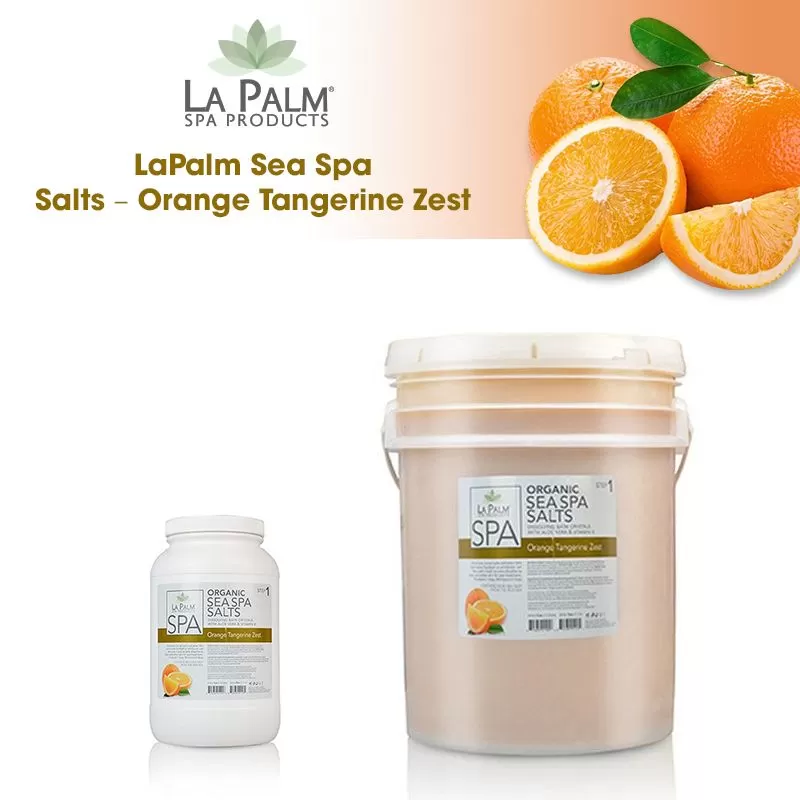 LaPalm Sea Spa Salts – Orange Tangerine Zest