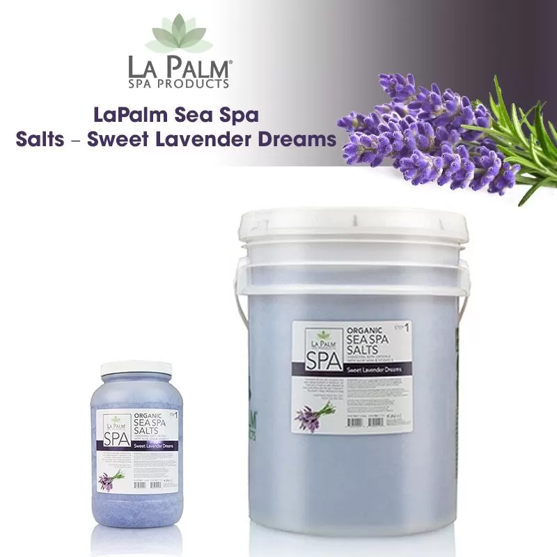 LaPalm Sea Spa Salts – Sweet Lavender Dreams