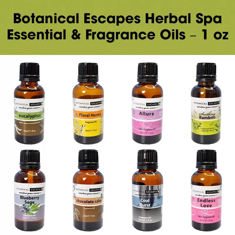 Botanical Escapes Herbal Spa Essential & Fragrance Oils – 1 oz
