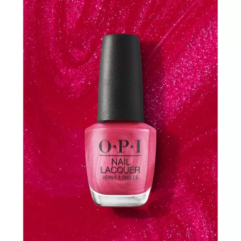 OPI Lac #F014 - Cyber Cherry on Top
