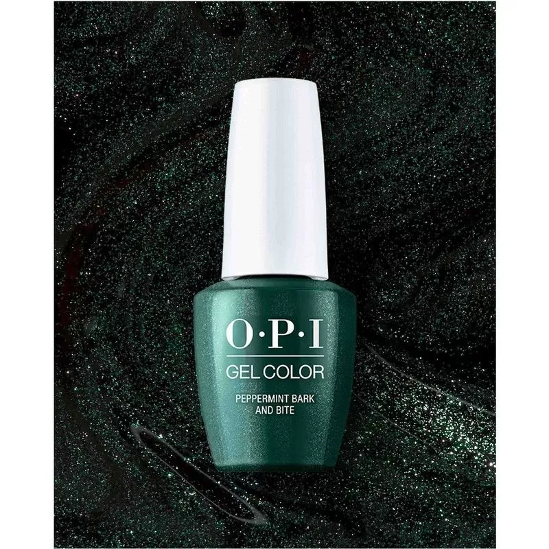 OPI Gel #GCHPQ01 - Peppermint Bark and Bite