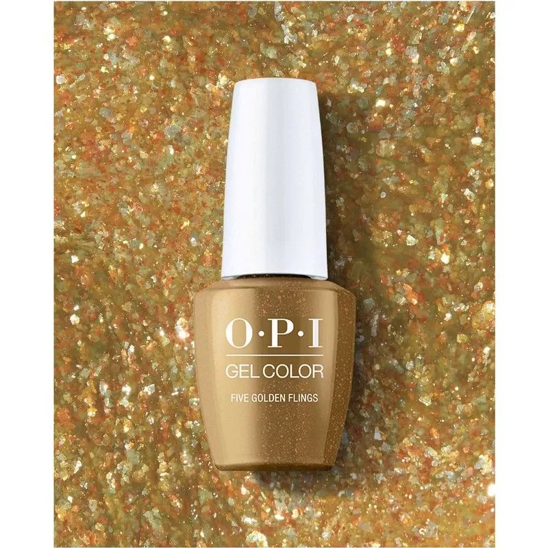 OPI Gel #GCHPQ02 - Five Golden Flings