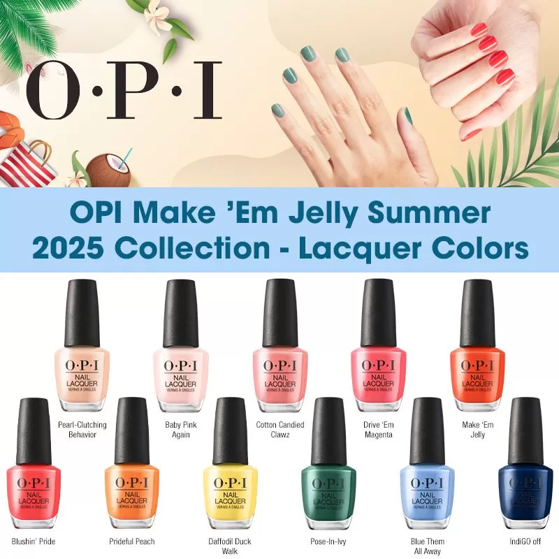OPI Make 'Em Jelly Summer 2025 Collection - Lacquer Colors