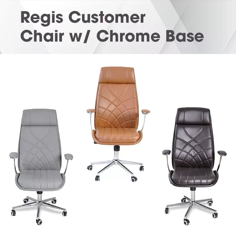 Regis Customer Chair w/ Chrome Base
