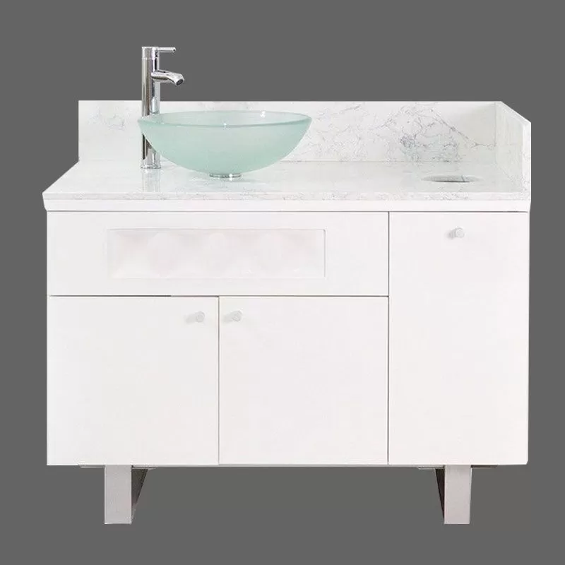 Regis Single Sink with Marble Top - 42