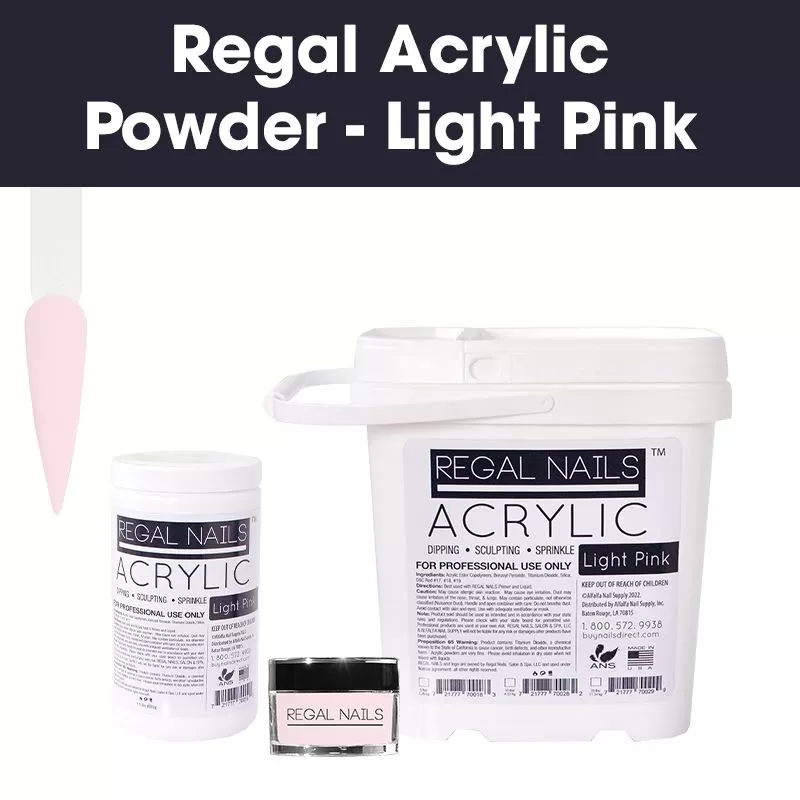 Regal Acrylic Powder - Light Pink