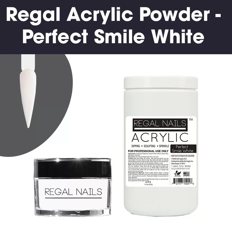 Regal Acrylic Powder - Perfect Smile White