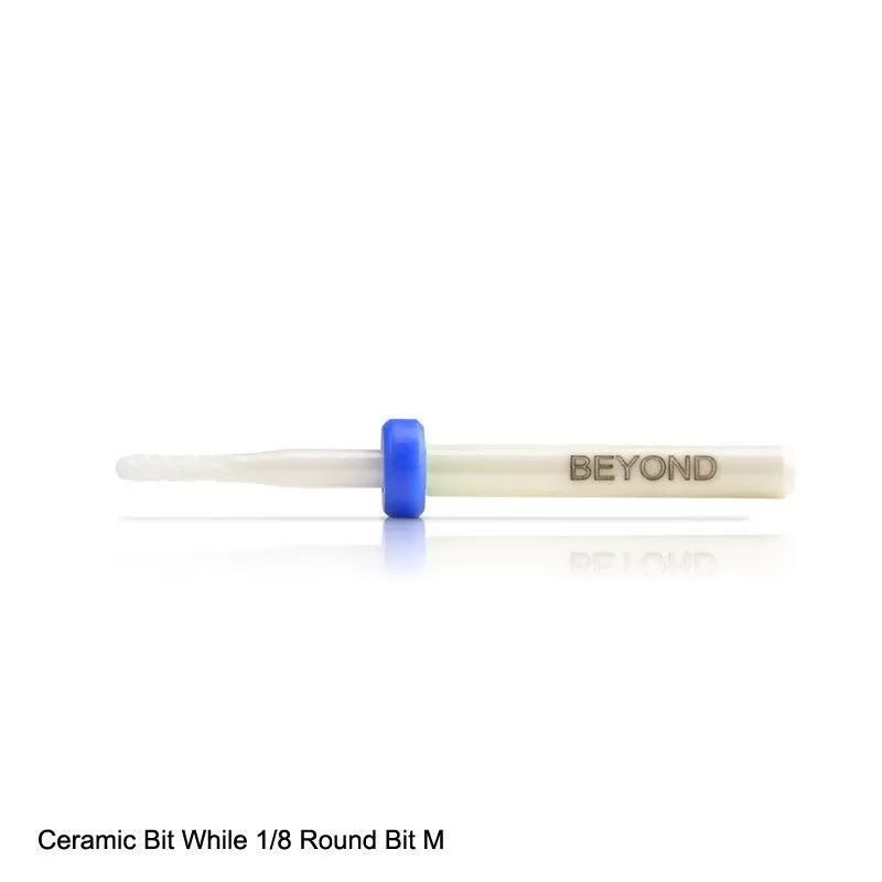 Beyond Ceramic Bit Round M 1/8 - Cuticle Cleaner