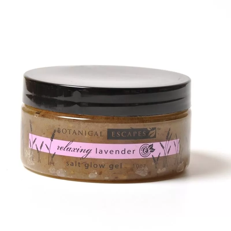 Botanical Escapes Lavender Salt Glow Gel 10 oz