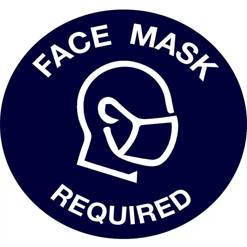 Adhesive Sign - Face Mask - 01