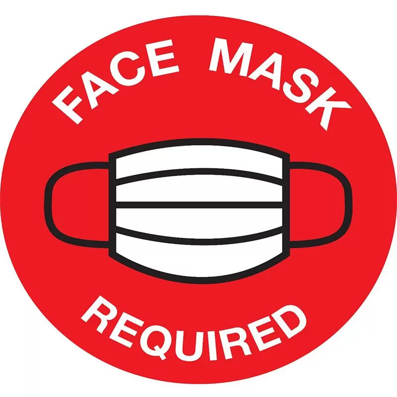 Adhesive Sign - Face Mask - 03