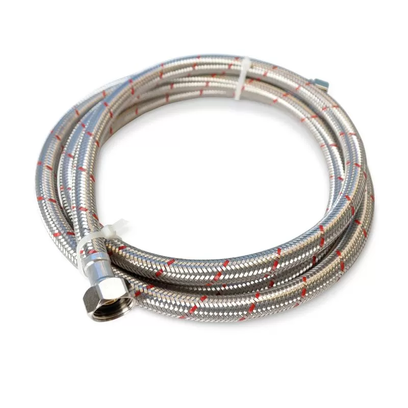 Spa Hose SS Braided - Hot Water - 8'