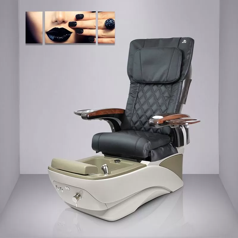 Pavia Silver Pedicure Spa w/ Installation and Jade Sink