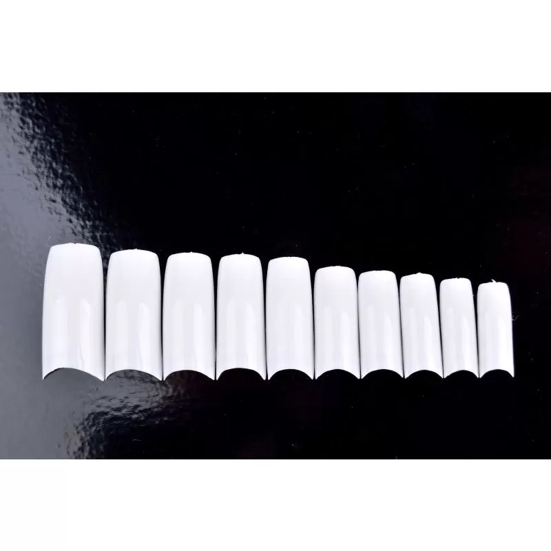 ANS French Slim Tip - White - #01-10 - 500pcs