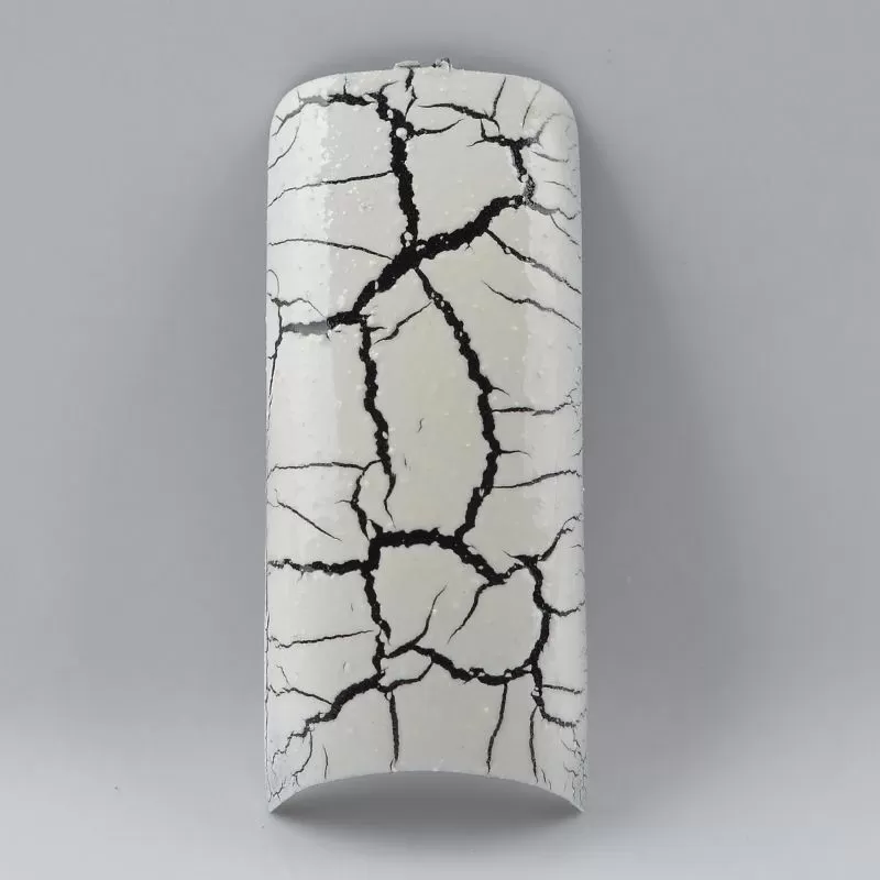 Beyond Design Tip - White/Brown Crackle YD5-13 (70 pcs)