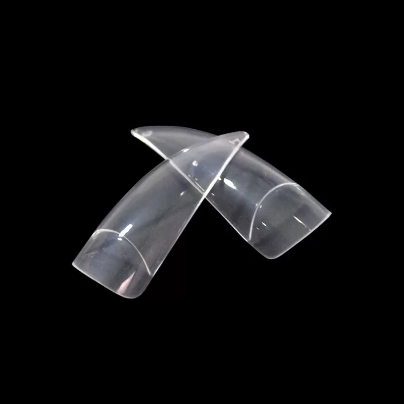 ANS Half Cover Curve Stiletto - Clear - #00 - 09 - 500pcs 
