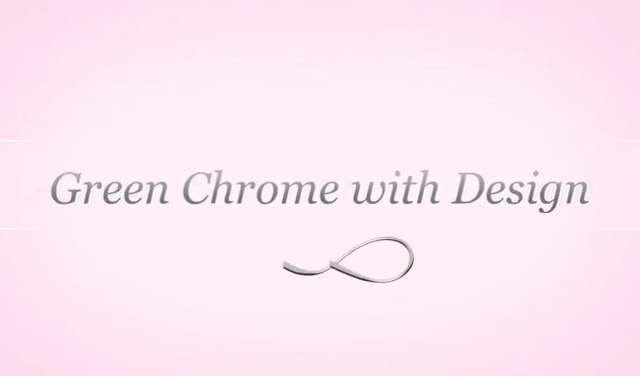 Beyond Sparkling Night Green Chrome with Design