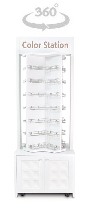 Regis Wooden Rotary Polish Gel Stand Rack