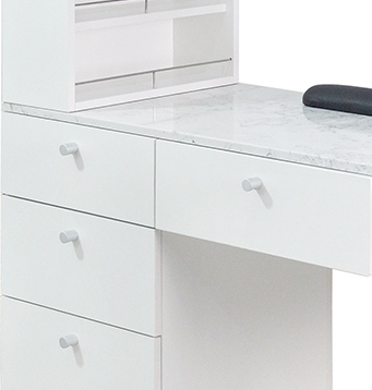 Regis Nail Table Marble Top Single