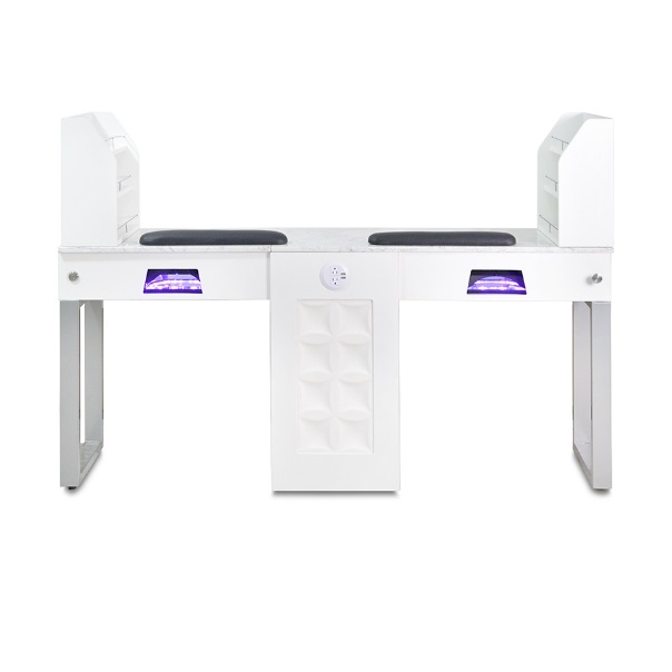 Regis Nail Table Marble Top-Double