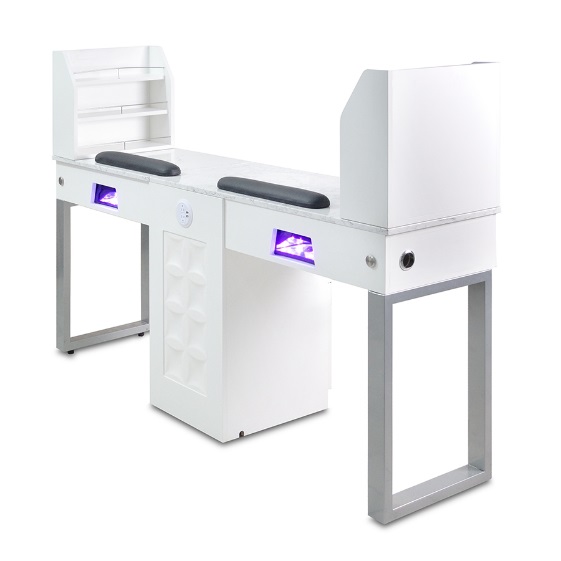 Regis Nail Table Marble Top-Double