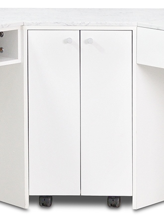 Regis Nail Table Corner Marble Top