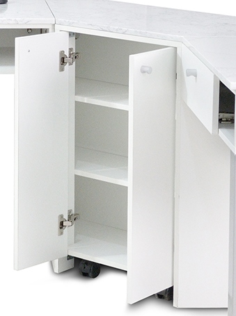 Regis Nail Table Corner Marble Top