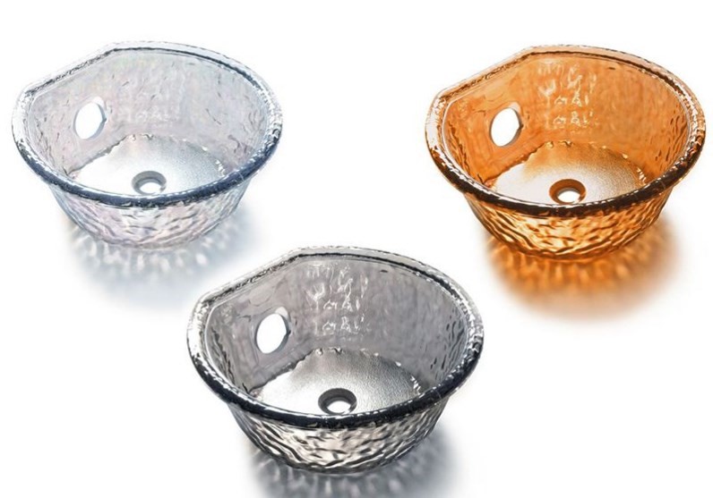 Regis Annulus Glass Sink w/ Installation – White