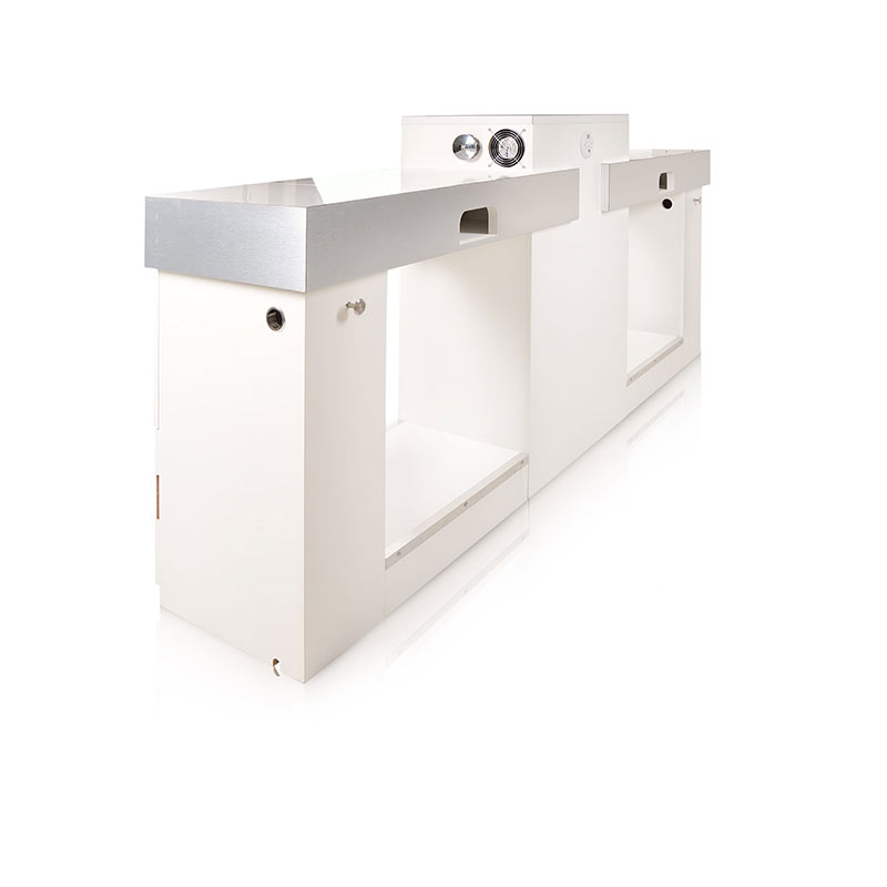 IMC Double Nail Bar-White & Brushed Aluminum