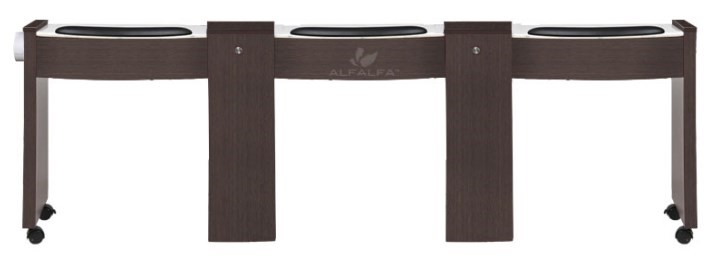 Classic IMC Space Saver Triple Nail Table 